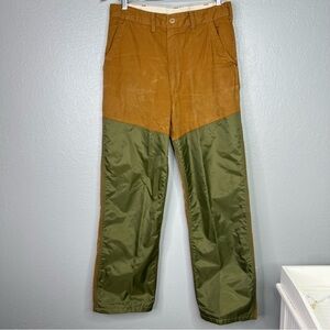 VINTAGE safTbak Pants Mens 32x31 Brown Canvas Brush Guards Outdoors Hunting